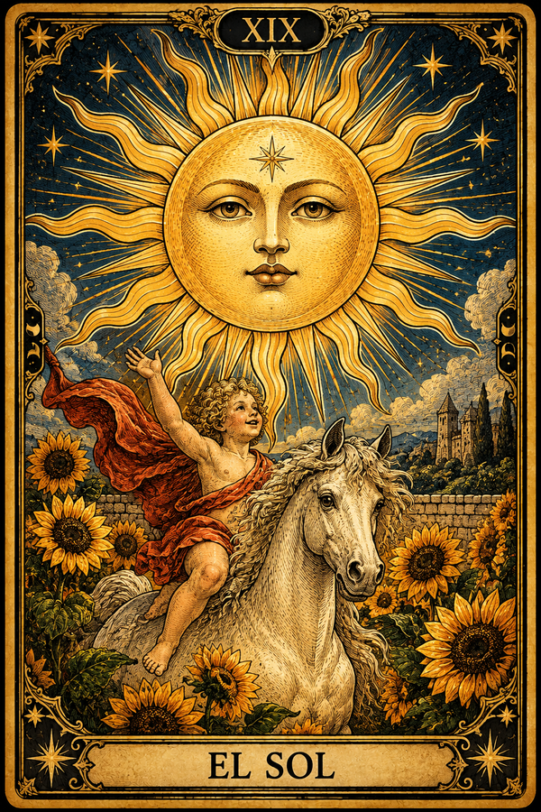El Sol, arcano XIX