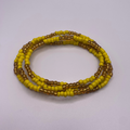 Collar amarillo y dorado / Ohsun