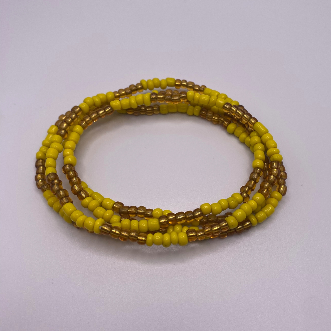 Collar amarillo y dorado / Ohsun