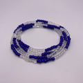 Collar azul y cristal / Yemaya