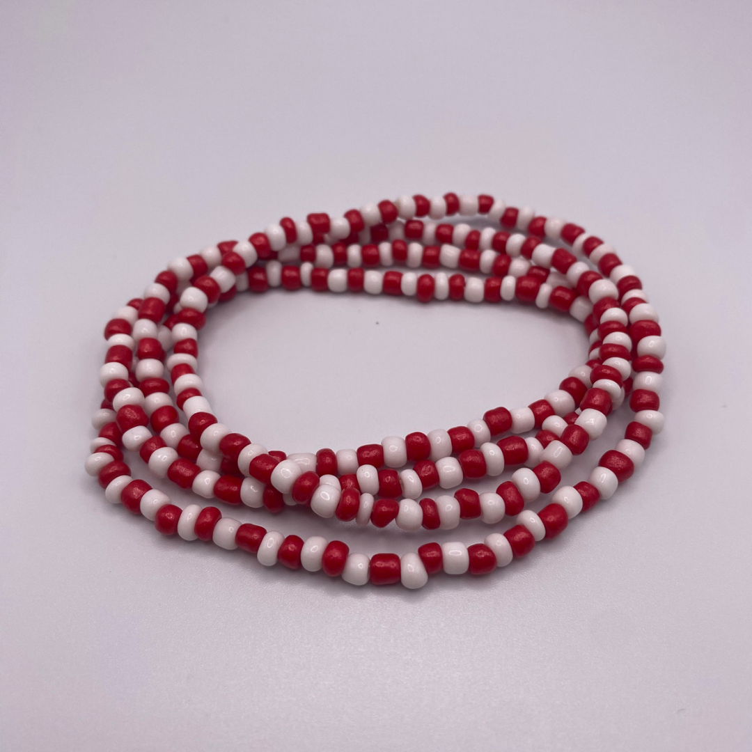 Collar rojo y blanco/ Shango