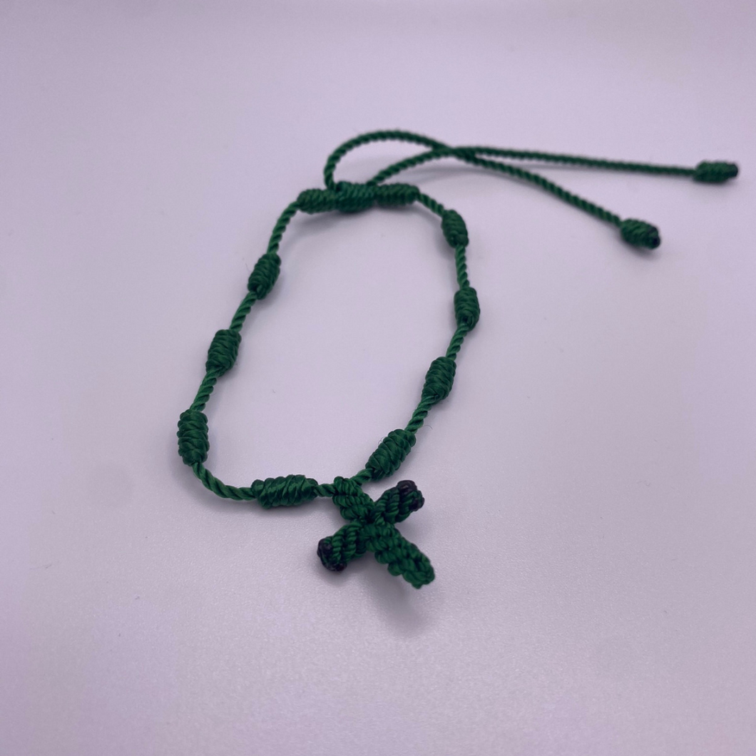 Brazalete con cruz verde