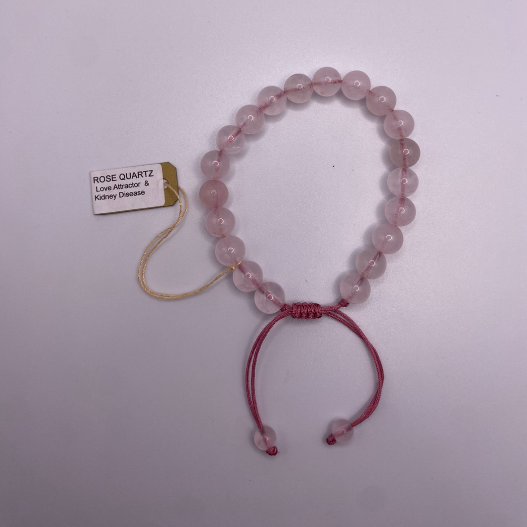 Brazalete Cuarzo Rosa