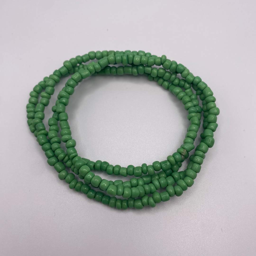 Collar verde Santeria Ogun
